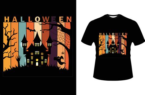 Halloween Trendy Graphics T Shirt Design 10801206 Vector Art At Vecteezy