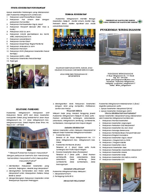 Leaflet Puskesmas