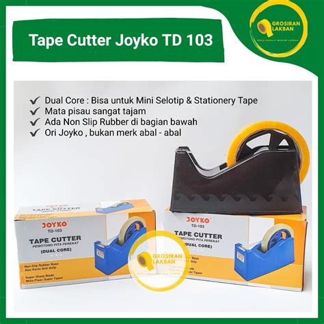 Jual Tape Cutter Joyko TD 103 Dispenser Pemotong Selotip Solasi Lakban