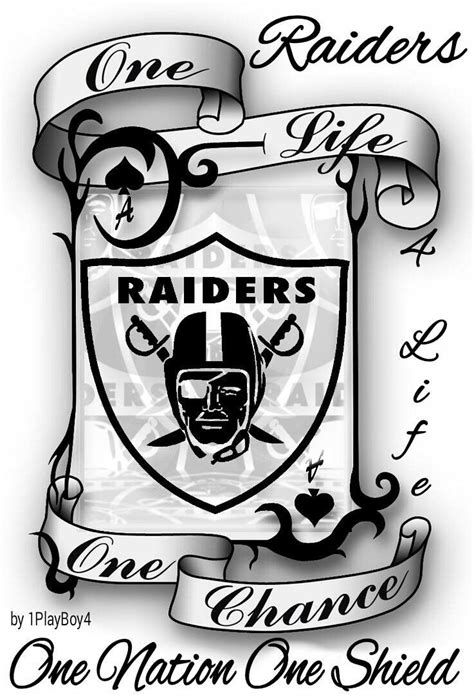 Cool Raiders Logo Drawing : Raiders Raiders Tattoos Oakland Raiders ...