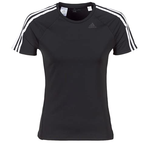 Adidas D2m Tee 3s Womens T Shirt In Black Lyst