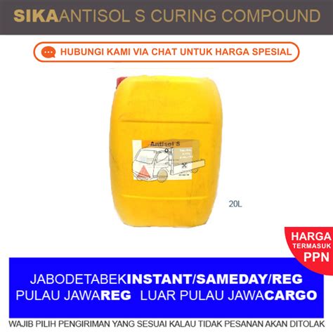 Jual Antisol S Sika Curing Compound Liter Shopee Indonesia