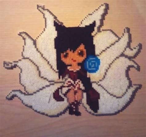 Ahri Perler Google Zoeken Pixel Art Perler Beads Perler Patterns