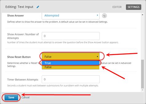 Create A Text Input Problem Question ELearning University Of