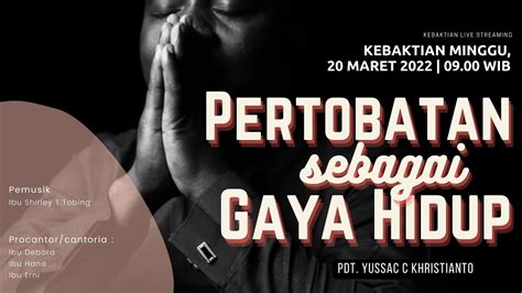 Ibadah Minggu Pra Paskah Iii Maret Pukul Wib Gki