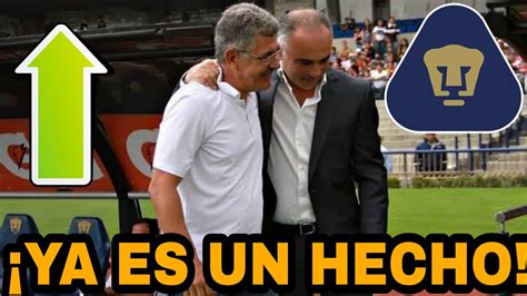 Confirmado Tuca Ferretti Y Memo Vazquez Llegan A Pumas Refuerzos