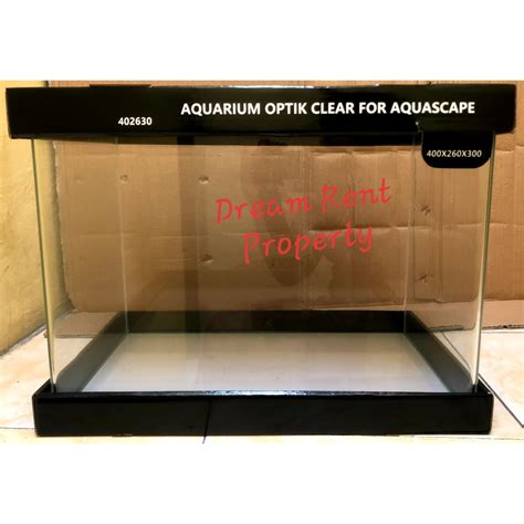 Jual Aquarium Optic Clear Akuarium Kaca Bending Lengkung Recent