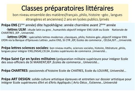 Entrer dans le supérieur ppt télécharger