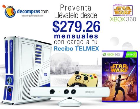 Consola Xbox Gb Kinect Edici N Especial Star Wars Consola