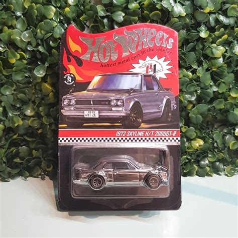 Hot Wheels Nissan Skyline Hako 2000 Gt RLC Silver Shopee Malaysia