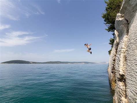 Cliff Jumping And Deep Water Soloing Croatia Adventures Croatia