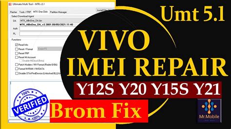 Vivo Y Y S Y S Imei Repair Umt Tool Without Test Point Brom