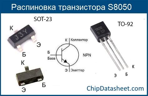Транзистор S8050: Характеристики, распиновка, аналоги, цоколевка