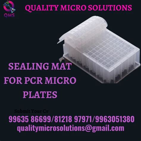 Rubber SEALING MAT FOR PCR MICRO PLATES Capacity 1ml At 300 Piece