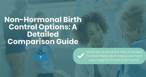 Non Hormonal Birth Control Options A Detailed Comparison Guide