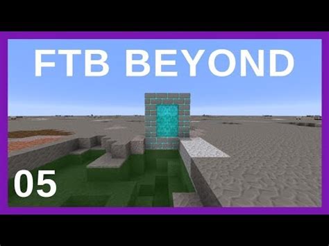 MINING DIMENSION Minecraft FTB BEYOND Ep 5 YouTube