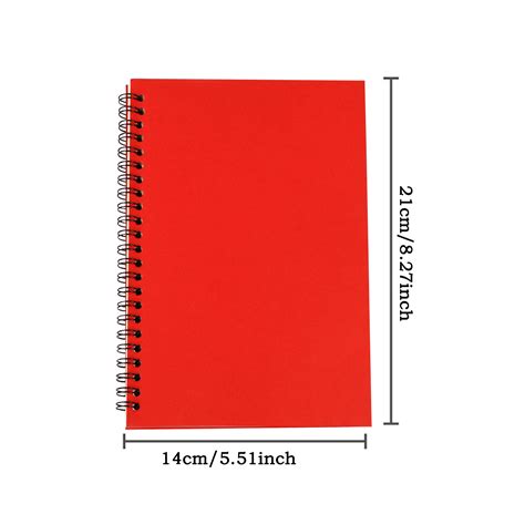 Students Ruled Spiral Notebook A5 1pack Lined Travel Writing Notebooks