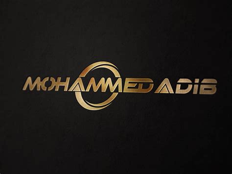 Logo Design - Mohammed Adib by Mohammed Adib on Dribbble