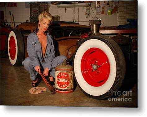 Truck Hot Rod Pin Up