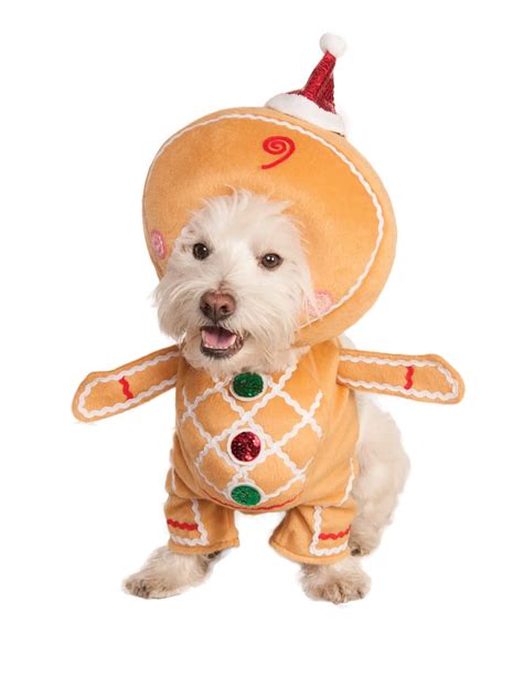 Walking Gingerbread Man Dog & Cat Costume - Pet Costume Center