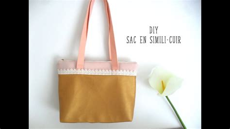 Coudre un sac en simili cuir tuto sac débutant e YouTube