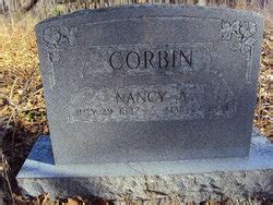 Nancy Adams Beckley Corbin M Morial Find A Grave