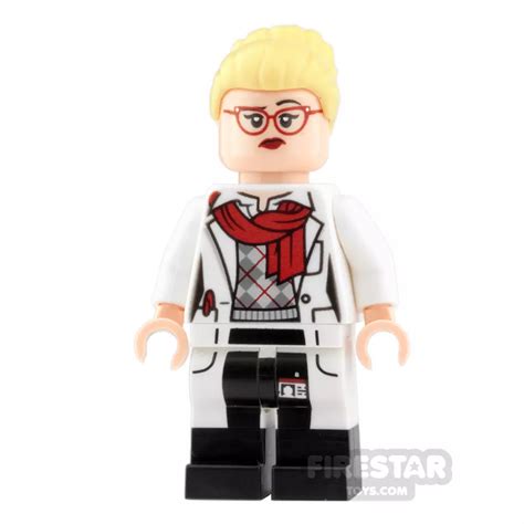 Lego Super Heroes Mini Figure Dr Harleen Quinzel Red Glasses