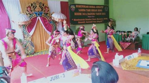 Sebagai Upaya Melestarikan Budaya Tari Bali Kodim Badung Gelar