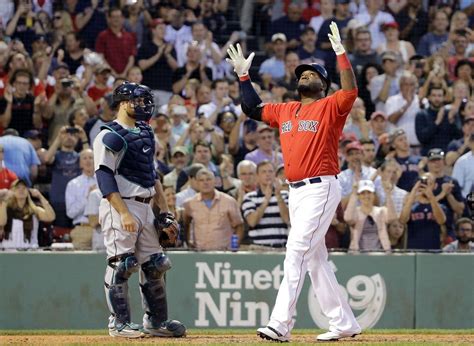 David Ortiz Boston Red Sox Slugger Ties Ted Williams On All Time Mlb