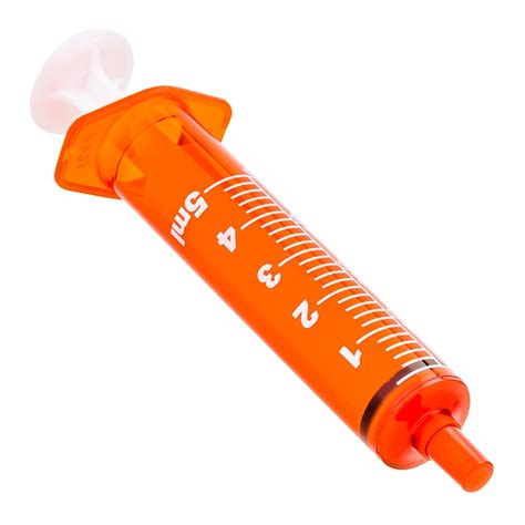 Sol M Oral Syringe Color Amber Needle Gauge 5 ML First Aid And