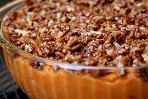 Sweet Potato Caramel Casserole Sweet Potato Casserole Recipe Jimmys