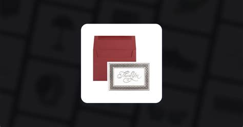 Jam Paper Thank You Card Sets Silver Border W Dark Red Envelopes 25 Pack • Price