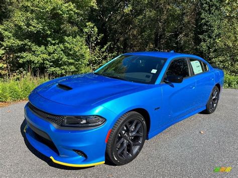 B Blue Pearl Dodge Charger R T Blacktop Exterior Photo