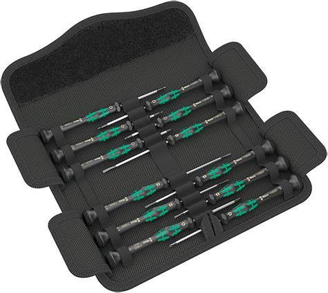 Kit de tournevis Wera électronique Kraftform Micro fente Phillips Torx