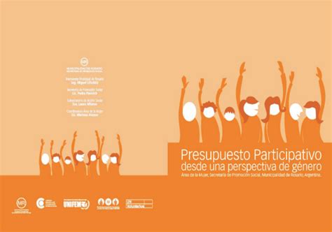 Presupuesto Participativo Desde Una Perspectiva De Género Presupuesto