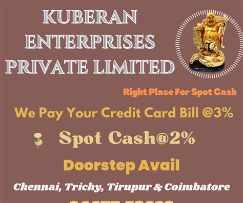 Spot Cash Against Credit Card In Ariyamangalam At Best Price In Chennai