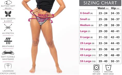 Sexy Basics Womens Buttery Soft String Bikini Briefs Pack Of Pack Tribal Prints
