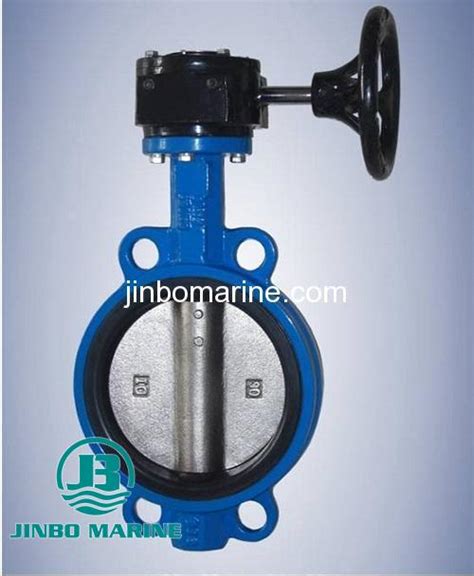 Marine Wafer Butterfly Valve With Worm Gear Jis F7480 Valve And Pump