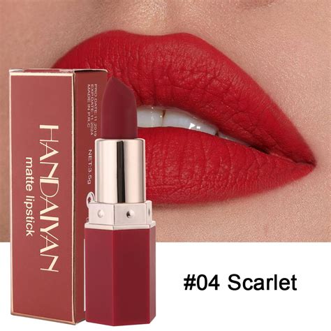 Cheap Pcs Nude Matte Lipsticks Waterproof Long Lasting Lip Stick Not Fading Sexy Nude Red Pink