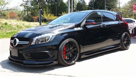 Mercedes Benz A Class W176 Vrs Carbon Fiber Front Lip Exterior And Interior Carbon Fiber