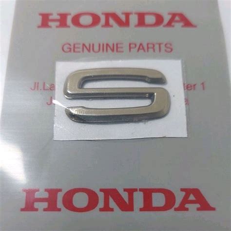 Jual Emblem Logo HURUF S WARNA GOLD Timbul 3D Honda Scoopy 2021 2022