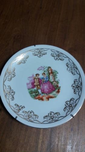 Antigo Prato De Parede Em Porcelana Steatita Paran Mercadolivre