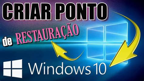 Como Restaurar O Windows 10 E Voltar Para Uma Data Anterior YouTube