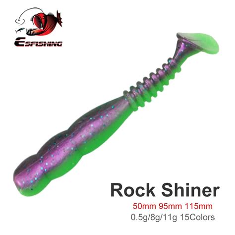 Esfishing Rock Viber Shad Mm Mm Mm Rock Shiner Sea Soft Baits