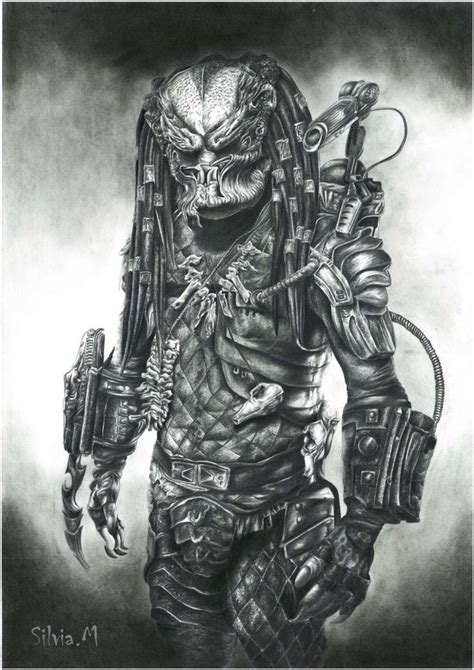 Alien Y Predaror Predator Artwork Predator Art Rock Poster Art