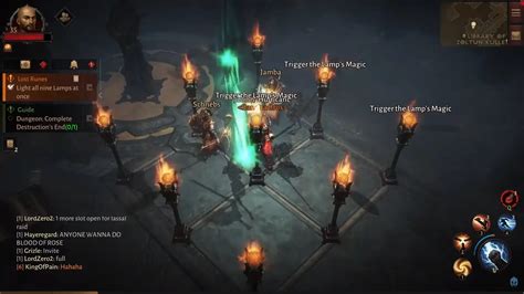 Diablo Immortal Light All Lamps Guide Lost Runes Puzzle