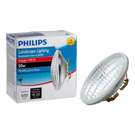 Philips 50 Watt 12 Volt Halogen PAR36 Landscape Lighting Multi Purpose