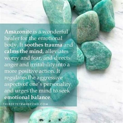 Pin By Maureen St Onge On Crystals Amazonite Emotional Body Crystal