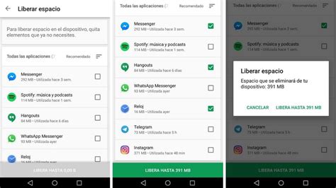 Google Play liberar espacio DXPERÚ Equipos Libres Lider en Venta de