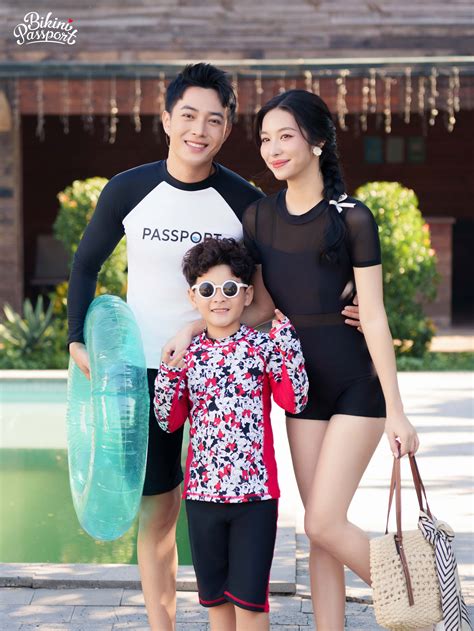 Đồ bơi Nữ BIKINI PASSPORT kiểu Một mảnh tay ngắn kín đáo phối lưới cách điệu màu Đen